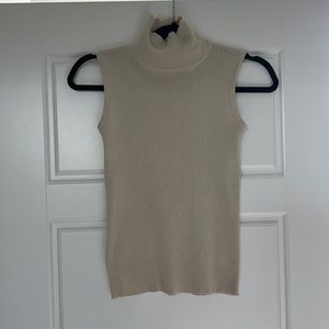 Neutral Turtleneck Tank